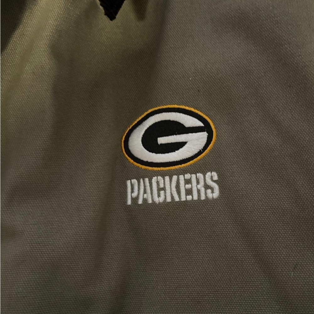Green Bay Packers Corduroy Collar Work Jacket - Picture 4 of 4